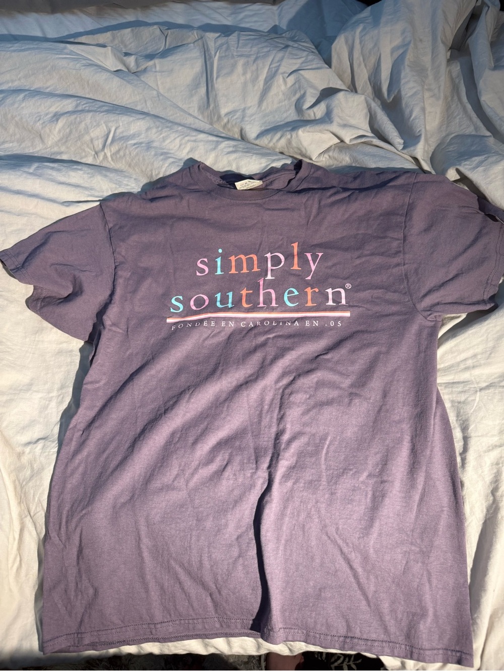 Simply Southern Purple Short Sleeve Tee